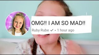 READING COMMENTS FROM ANGRY Ruby Rube FANS [upl. by Cindy]