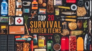 20 MustHave Items for Every Prepper Food Shortage Preps amp Barter Essentials [upl. by Nnylyram]