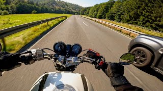 FULL THROTTLE OVERTAKES 🚀😎 HONDA CBF 600  RIDE POV 4K  RAW SOUND [upl. by Aicittel]