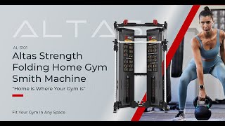 Altas Strength Smith Machine AL3101 Exercise Guide [upl. by Niar]