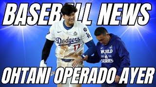 Shohei Ohtani se somete a cirugía en el hombro tras lesión en la Serie Mundial [upl. by Cissej]