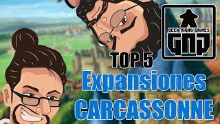 Top 5 Expansiones Carcassonne [upl. by Akerboom]