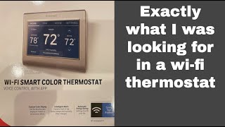 REVIEW Honeywell Home RTH9585WF1004 Wi Fi Smart Color Thermostat 7 day programmable [upl. by Lumbard285]