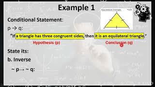 INTRODUCTION TO LOGIC Forms of Conditional Propositions [upl. by Babara615]