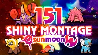 151 SHINY MONTAGE Pokemon Sun and Moon Epic Shiny Reactions [upl. by Bullough]