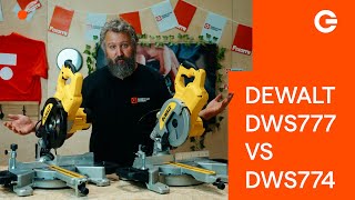 DeWalt DWS777 vs DWS774 Afkortzagen  Gereedschapcentrum [upl. by Phylys501]