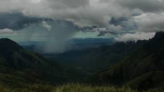 The rain in Spain stays mainly in the plain  Timelapse  Cloud Burst  Full HD  Cloud farm Munnar [upl. by Tebasile]