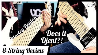 8string Guitar Does it DJENT Drop E Harley Benton R458MN WH SynthMetal Demo  Dacian Grada [upl. by Ahsaele]