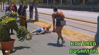 Bushman Prank 2024 NOBODY saw this coming San Francisco Pier 39  Santa Cruz Beach Boardwalk [upl. by Ynafets]