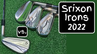 Srixon Irons Review ZX5 Vs ZX7 Vs Z Forged Vs Taylormade P790 irons [upl. by Einnim737]