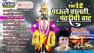 Top 12 Super Hit Vitthal Songs Marathi Paule Chalti Pandharichi vaat Prahlad Shinde Bhakti Songs [upl. by Murat]