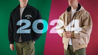 МУЖСКИЕ КУРТКИ НА ВЕСНУ 2024 CARHARTT LEVIS NAUTICA [upl. by Marijn474]