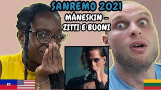 Maneskin  Zitti e Buoni Reaction Italy 🇮🇹 SANREMO 2021  FIRST TIME WATCHING [upl. by Azaleah783]