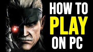 How to Play METAL GEAR SOLID 4 on PC RPCS3 2024 Update [upl. by Fredela]