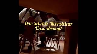 Duo SebrichHornsteiner  Unser Hoamat [upl. by Nonnel]