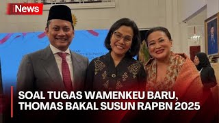 Dilantik Jadi Wamenkeu Thomas Djiwandono Bakal Ikut Susun RAPBN 2025 [upl. by Vance]