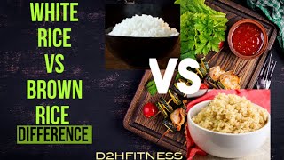 white rice vs Brown rice is one better for your healthy white rice brown rice difference in Hindi [upl. by Malvino]