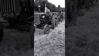 Massey Harris 701 bailer 1953 and a Fordson e27n with a p6 [upl. by Treve]