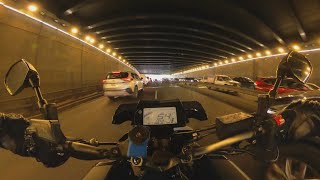 Riding a Yamaha MT10 through Melbourne City [upl. by Naved]