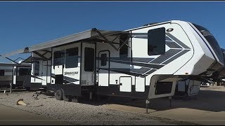 2019 Momentum 381M Luxury Toy Hauler For Sale at Terry Frazers RV Center [upl. by Kcirdled]