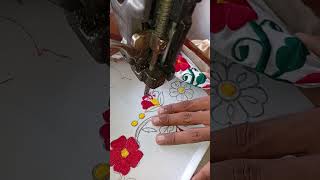 sewing machine embroidery tutorial rizwanalitv embroidery embroiderystitches sewingstitches [upl. by Nessie166]