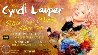 Cyndi Lauper  quotShe Bopquot 4K Live  Nashville TN  Bridgestone Arena [upl. by Anafetse]