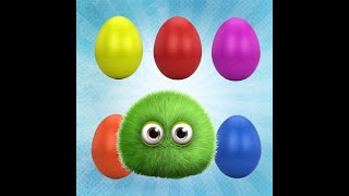 Animated Surprise Easter Eggs for Learning Colors [upl. by Yddor]