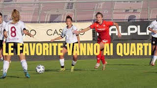 Coppa Italia ottavi 32 gol Fuori tutte le squadre della serie B femminile [upl. by Lawrence]