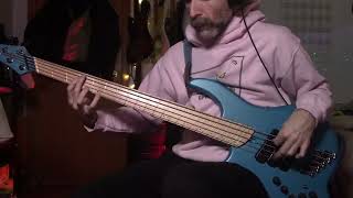 ISOLATED BASS TRACK for Muse  Hysteria bass cover [upl. by Codding836]