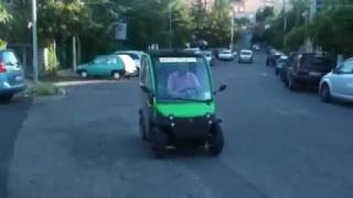 Primo auto veicolo Elettrico Birò a Nuoro per TettoSolareit [upl. by Leacim439]