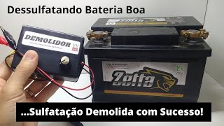 O que o Dessulfatador faz em uma bateria boado teu carro Ampliando a Capacidade da Bateria [upl. by Yarak]