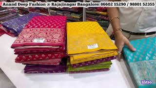 Navaratri amp Diwali New Stock  Rajajinagar Bangalore Single Piece Courier Avl fancysarees designer [upl. by Bronny]