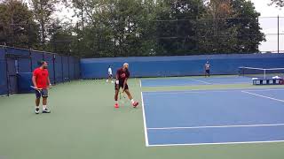 JoWilfried Tsonga practice 2019 serve [upl. by Feeney92]