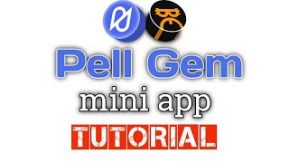 Pell Gem Mini App Full Guide  Pell Network amp Satoshi Airdrop mining on Telegram [upl. by Ginder]