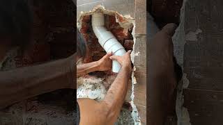 How to use s band  45° pvc pipes fittings [upl. by Erminie]