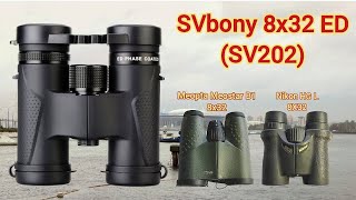 SVBony 8x32 ED SV202 Meopta Meostar B1 8x32 Nikon HG L 8X32 Тесты [upl. by Naihs]