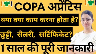 COPA Apprentice kaise kare  Apprenticeship me kya sikhaya jata hai  Appreticship 2024 [upl. by Cesya849]