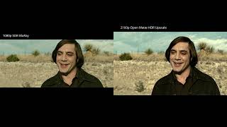 1080p vs 4K HDR No Country for Old Men  Open Matte [upl. by Grefe503]