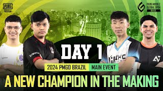 EN 2024 PMGO Brazil Main Event  Day 1  PUBG MOBILE Global Open Brazil [upl. by Enomal]