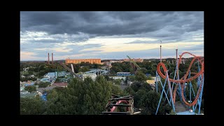 We went to Hershey Park and did a Zipline amp Mountain Coaster at Camelback Mountain Adventures [upl. by Tomchay155]