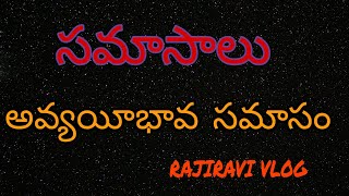 degree 2nd semester sanskrit quotSAMASALUquotAvyayiebhava samasam Rajiravi vlog [upl. by Dnarud]