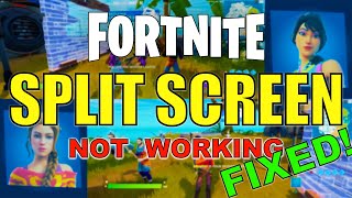 FORTNITE Split Screen NOT Working FIXED Xbox Series XS 2023 [upl. by Anais722]