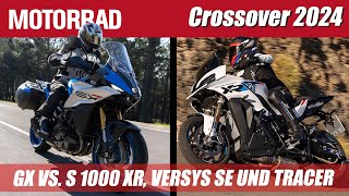 Suzuki GSXS 1000 GX vs BMW S 1000 XR Kawasaki Versys 1000 SE und Yamaha Tracer 9 [upl. by Menell]