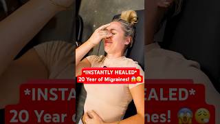 INSTANTLY HEALED 20 Year of Migraines 😱😮‍💨 trending chiropractic short backpain [upl. by Schweiker789]