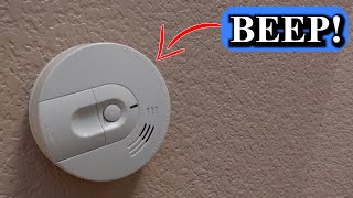 Smoke Detector Beeping Even Though its Hardwired [upl. by Akemeuwkuhc]