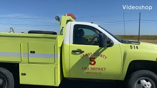 Grant County Fire District 5 Grass 514 Responding [upl. by Ofilia]