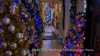 WeihnachtsbaumRekord Über 350 Bäume im Haus der Jeromins [upl. by Airotcivairam]