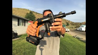 Worx Hydroshot 20V Cordless Power Cleaner with Accessories [upl. by Daza]