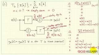 Time Invariance Example 2 [upl. by Nivert]