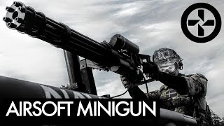 AIRSOFT MINIGUN mounted on Truck  BERGET 14  Part 1 [upl. by Refinneg]